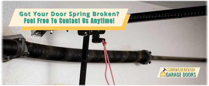 Broken Garage Door Spring Repair Sugar Land TX